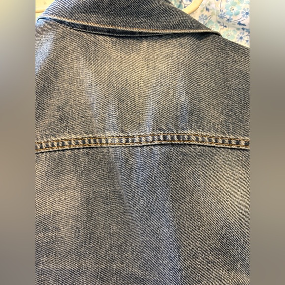 GAP 1969 Style Vintage Woman’s Blue Denim Jean Jacket L - Picture 13 of 15